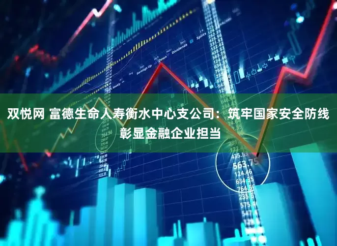 双悦网 富德生命人寿衡水中心支公司：筑牢国家安全防线 彰显金融企业担当